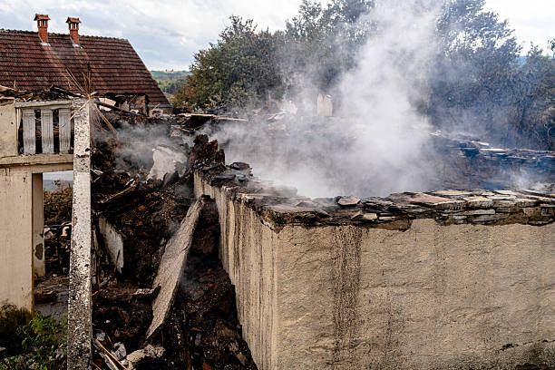 Professional Fire Damage Removal technician working in Bristol, WI